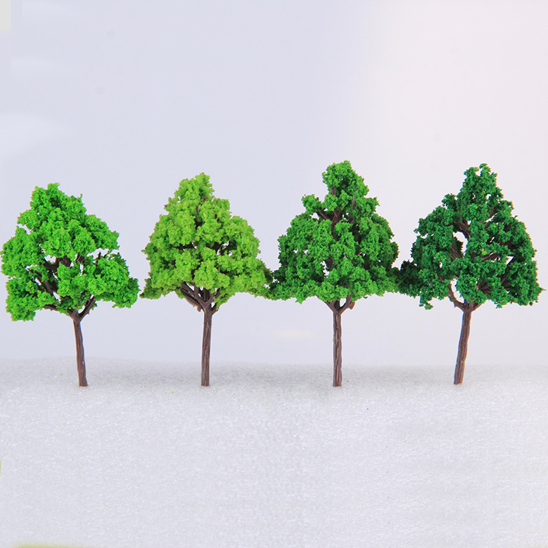 diy手工沙盘建筑模型材料 柏树行道树景观树场景树成品树 多规格