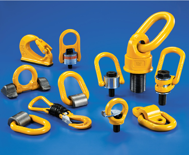 台湾yoke进口焊接起重吊点带卡簧8-057原装yoke焊接起重吊钩索具