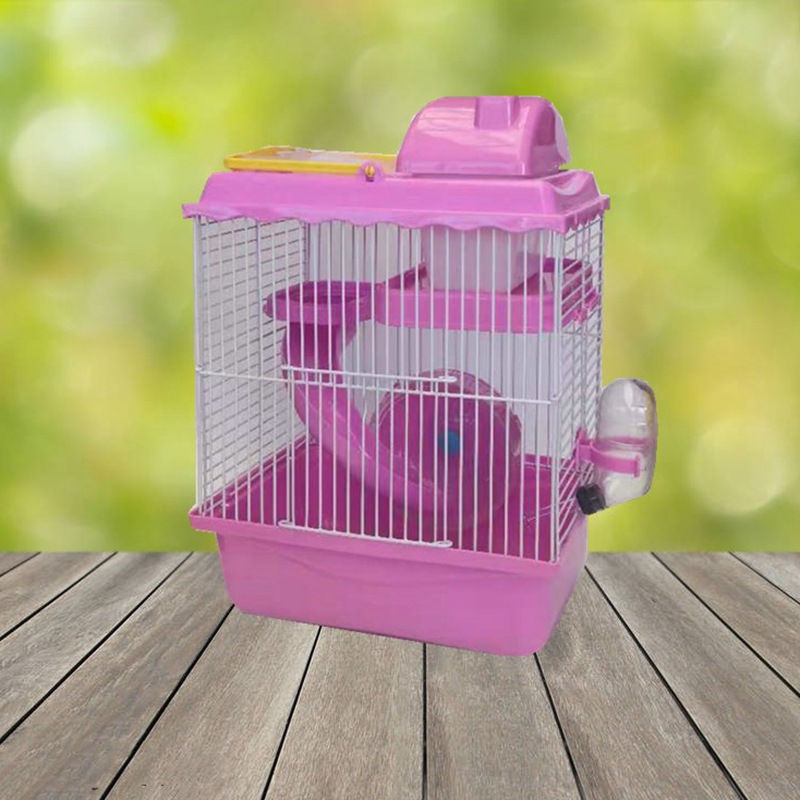 仓鼠笼子别墅用品玩具双层仓鼠笼子仓鼠豪华别墅塑料盖小城堡笼子