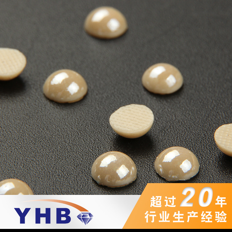 Ornament Wholesale Pearl Adhesive Hot Drilling Flat Bottom Olive Yellow Ceramic Drill? 3.2mm Textile Accessories Glue Ceramic Drill