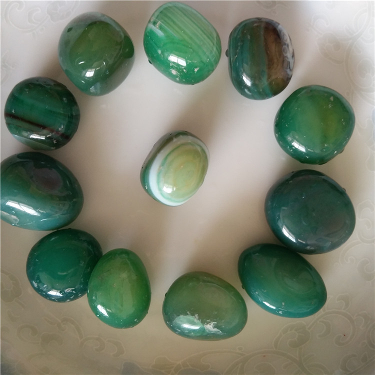 绿玛瑙石  大颗粒绿玛瑙石  摆件鱼缸花盆装饰用绿玛瑙七彩雨花石