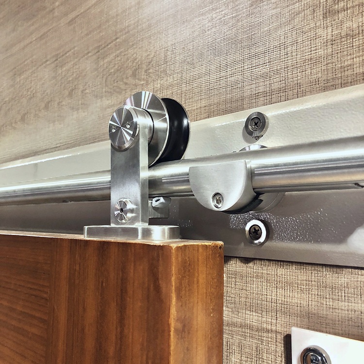 出口材质谷仓门滑轮内置缓冲器带缓冲导轨移门吊轮工厂直销15c-1