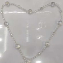 12+8+4连线珠 树脂配件婚庆装饰配件 塑料diy饰品项链地球连线珠