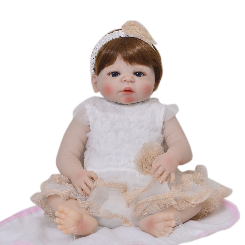 keiumi 环保重生娃娃 23寸全胶仿真婴儿 reborn baby 速卖通热卖