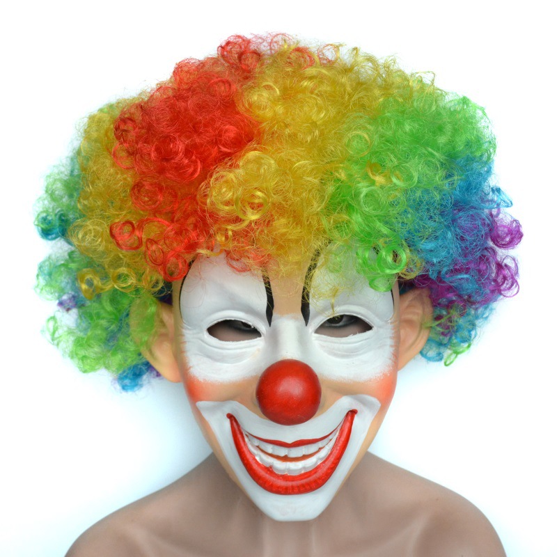 搞笑面具万圣节装饰品狂欢节道具小丑面具游乐园表演面具出口