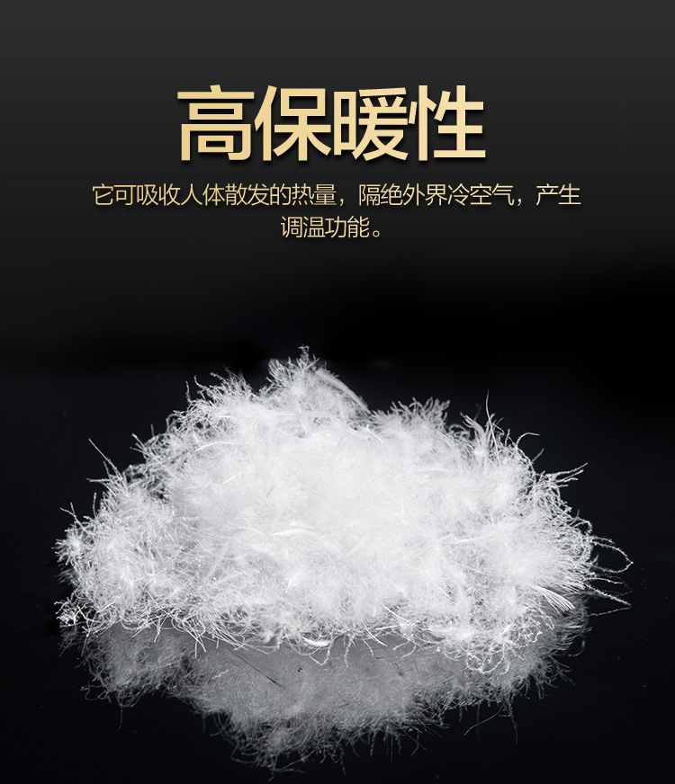 厂家直销美标水洗50白鸭绒优质纯白大朵高蓬松羽绒羽毛源头批发