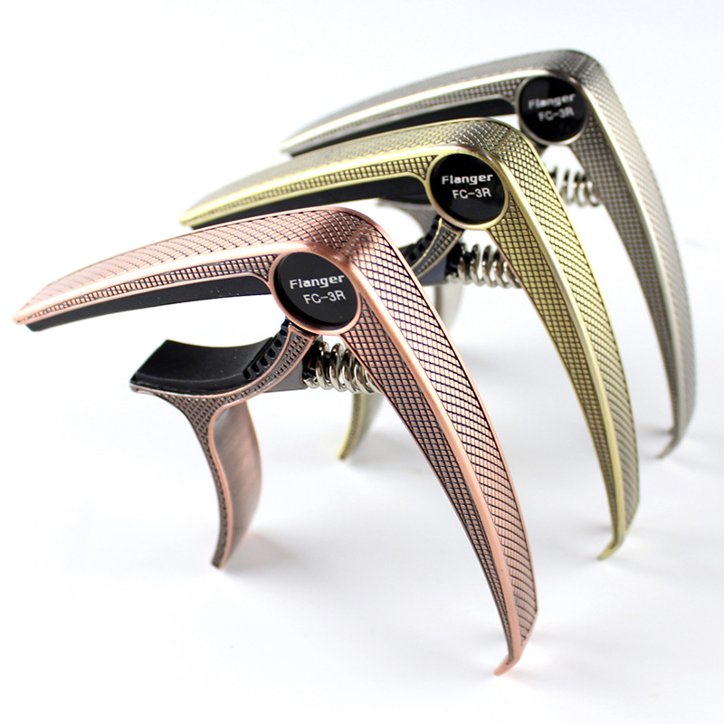 工厂批发flanger弗兰格民谣吉他变调夹调音器古典彩色移调夹现货