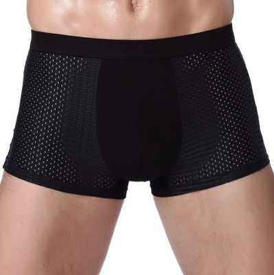 Ice Silk Men's Underwear Mesh U Convex Modal Men's Boxer Briefs Summer Fashion Men's Underpants Wholesale