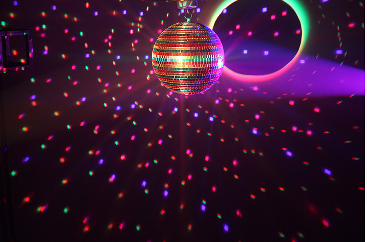 30cm彩色舞厅镜面球灯光镜反射玻璃球吊球镜片球舞台反射婚庆吊球