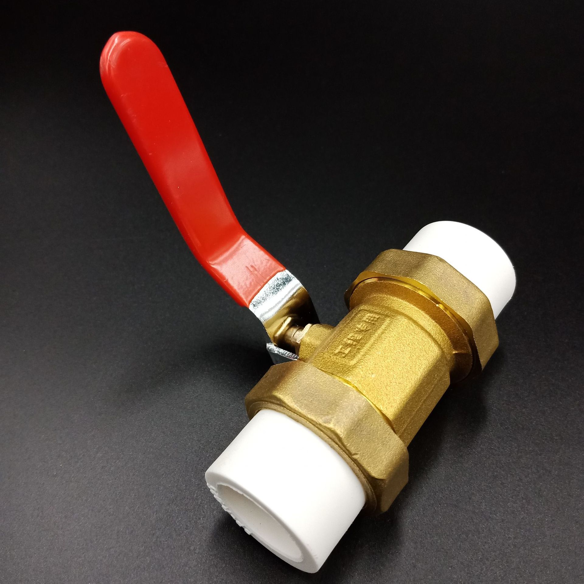 ppr水管水暖阀门配件ppr双头活接球阀铜阀 双活接球阀ppr黄铜球阀