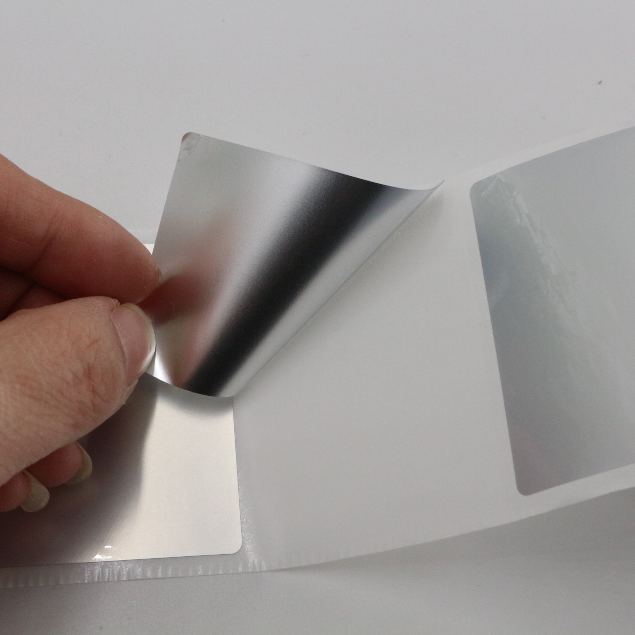 哑银不干胶标签_哑银不干胶标签 消银龙不干胶 可加厚过 任意尺寸 - 