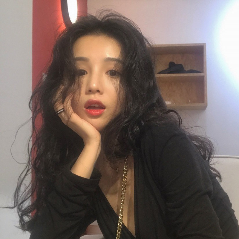 假发女隐形无痕长卷发玉米烫中分刘海网红长发修脸假发套厂家直销