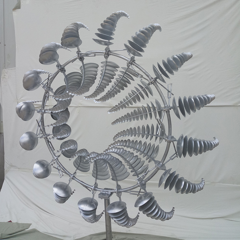 定制风动不锈钢雕塑艺术大型户外风力城市广场景观创意公园摆件