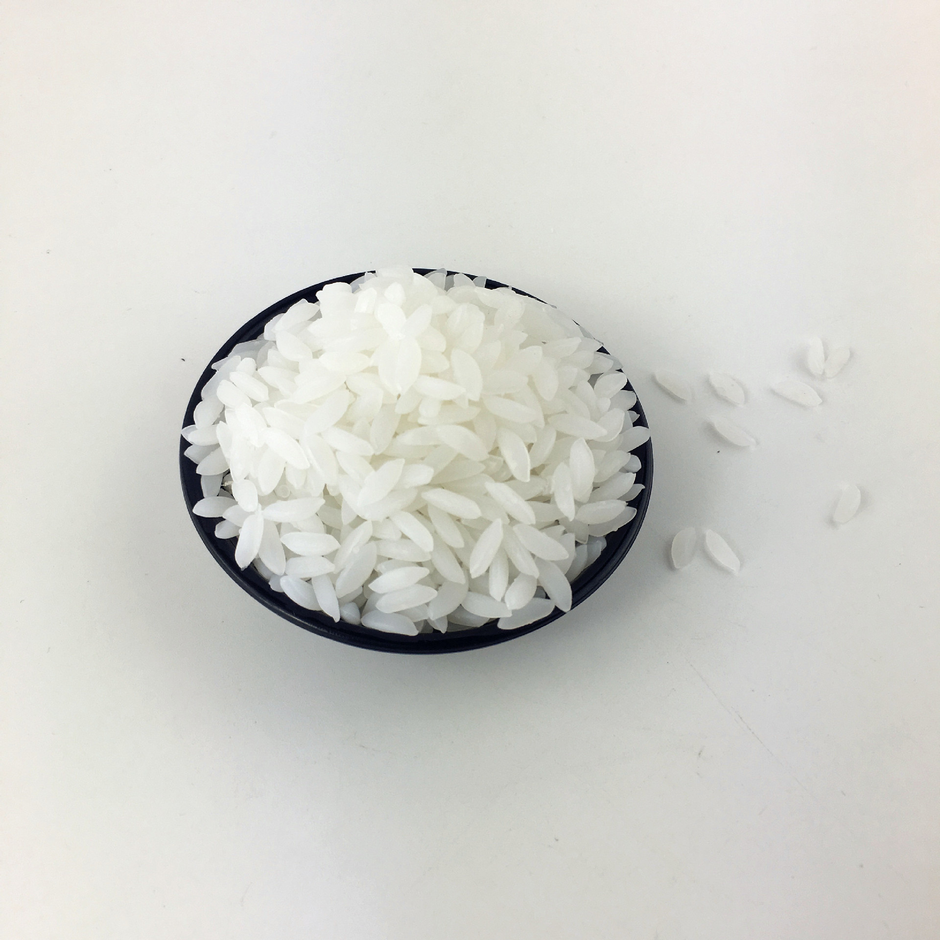 厂家直销pvc仿真米粒 塑料散装大米 仿真米饭模型 食玩配件