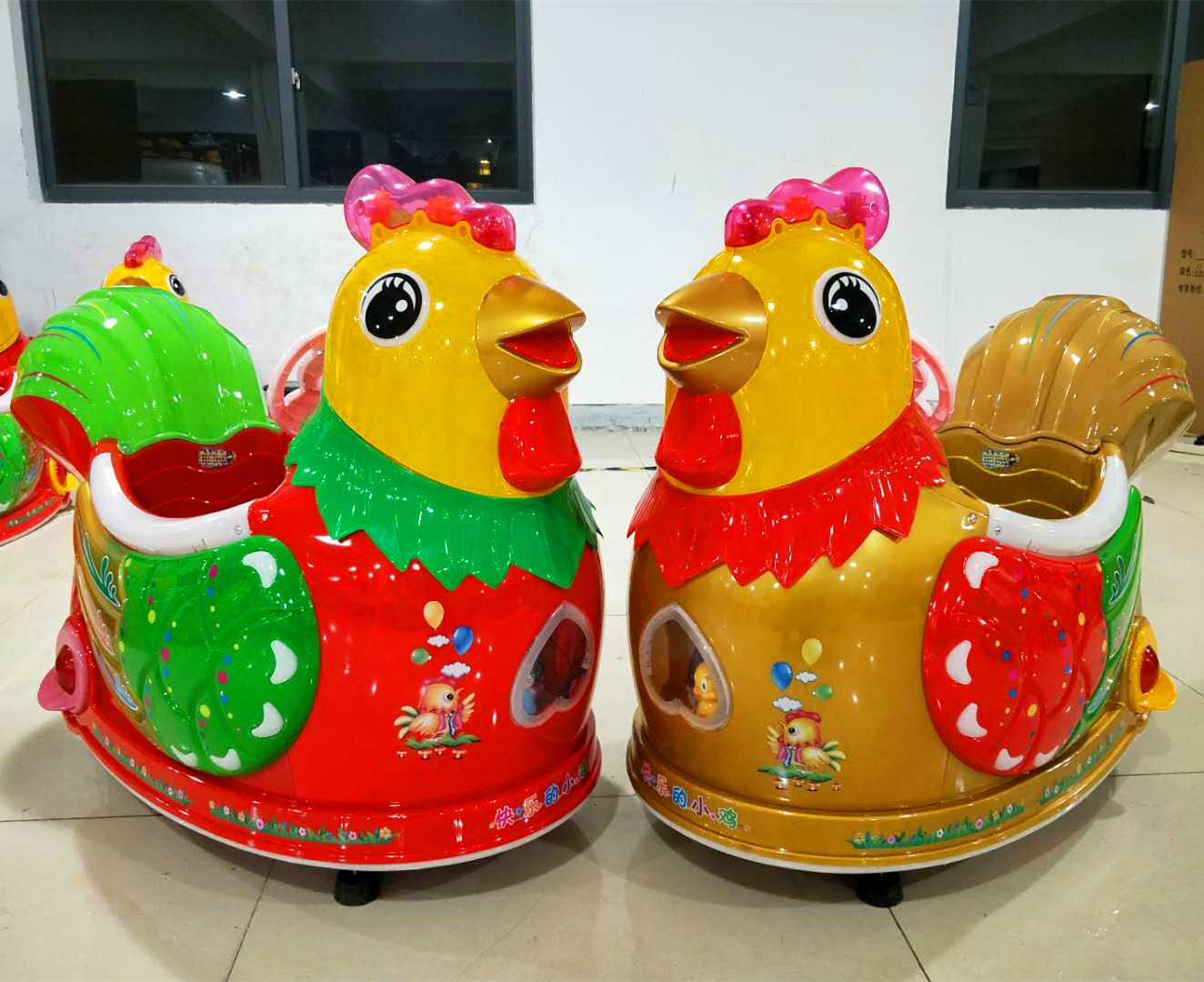 2018厂家直销新款快乐小鸡摇摇车 儿童小孩电动投币公鸡摇摆机