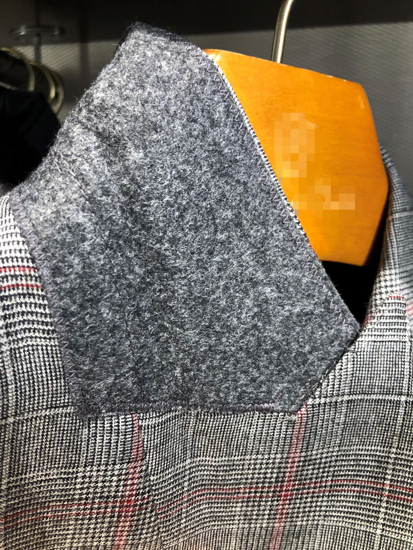 供应领底呢 男式西装 高定服装用领底衬布