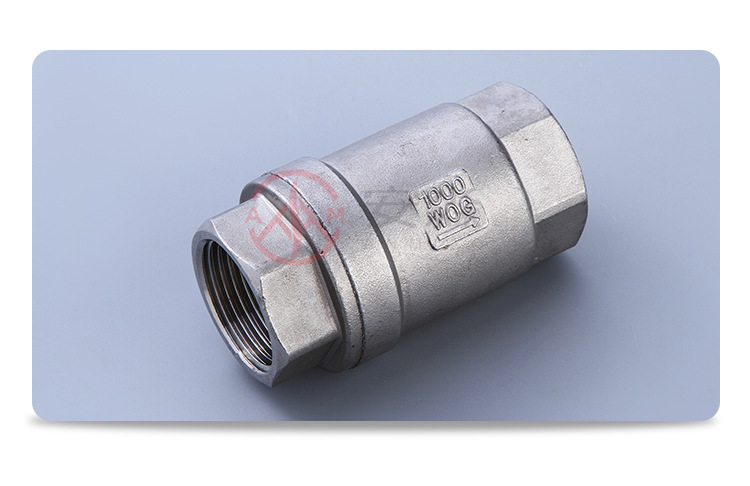 内螺纹立式止回阀304不锈钢丝扣立式止回阀 单向直通阀自产自销