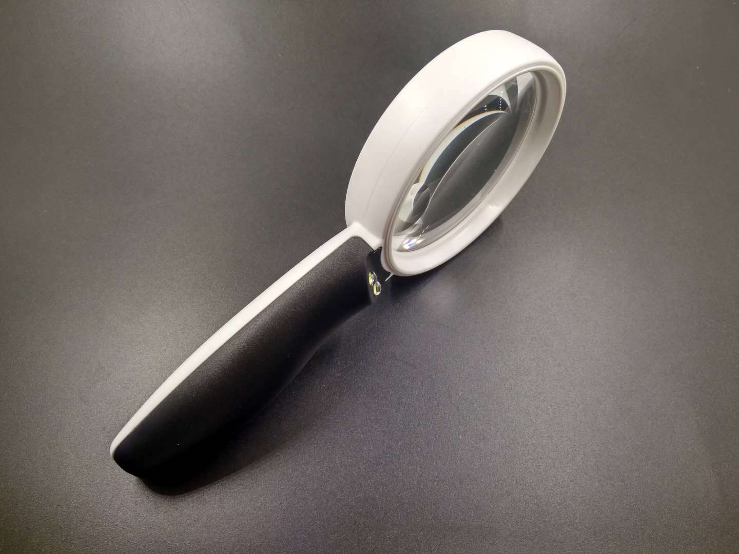 新款usb充电手持式带灯led老人阅读维修5倍12倍高清高倍放大镜