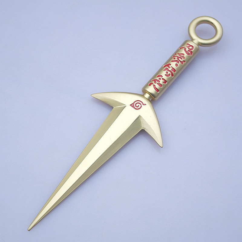 火影忍者武器飞雷神四代目苦无手里剑飞镖合金兵器模型道具大号