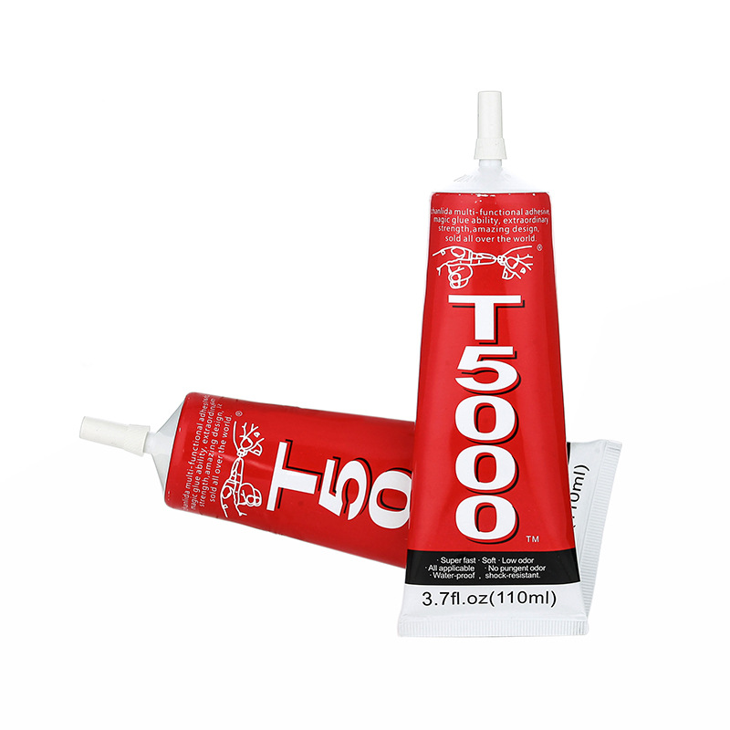 新品t5000 110ml胶水饰品补钻环保胶水 手机diy美容贴钻胶批发