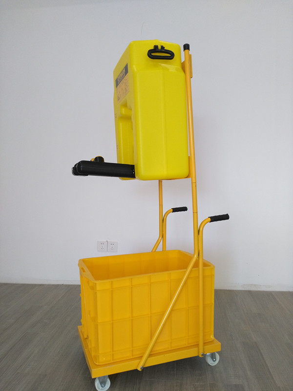 鹰兽53l便携紧急洗眼器6650移动式验厂洗眼器推车式洗眼器冲肤器