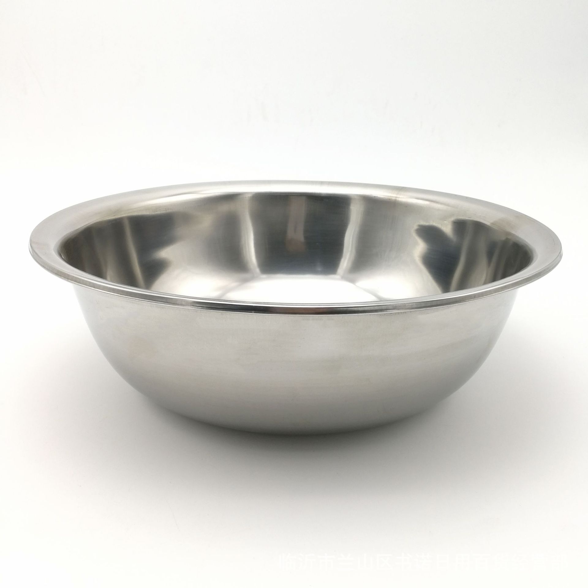 Stainless Steel Basin Thickened Vegetable Washing Bowl Dough Basin Storage Boxes Five Yuan Store Supply