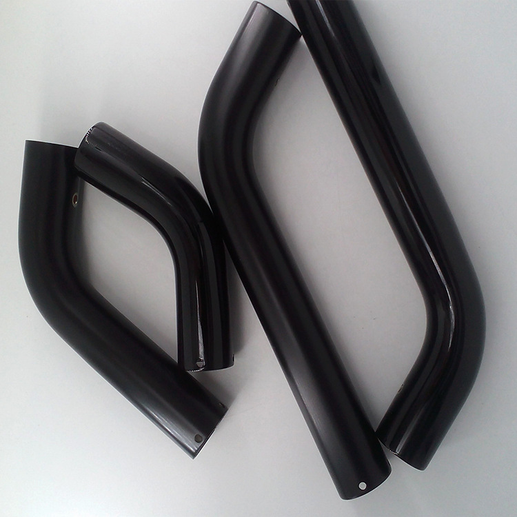 弯管电镀黑铬加工金属电镀厂电镀哑黑铬铁管表面处理电镀哑光黑铬