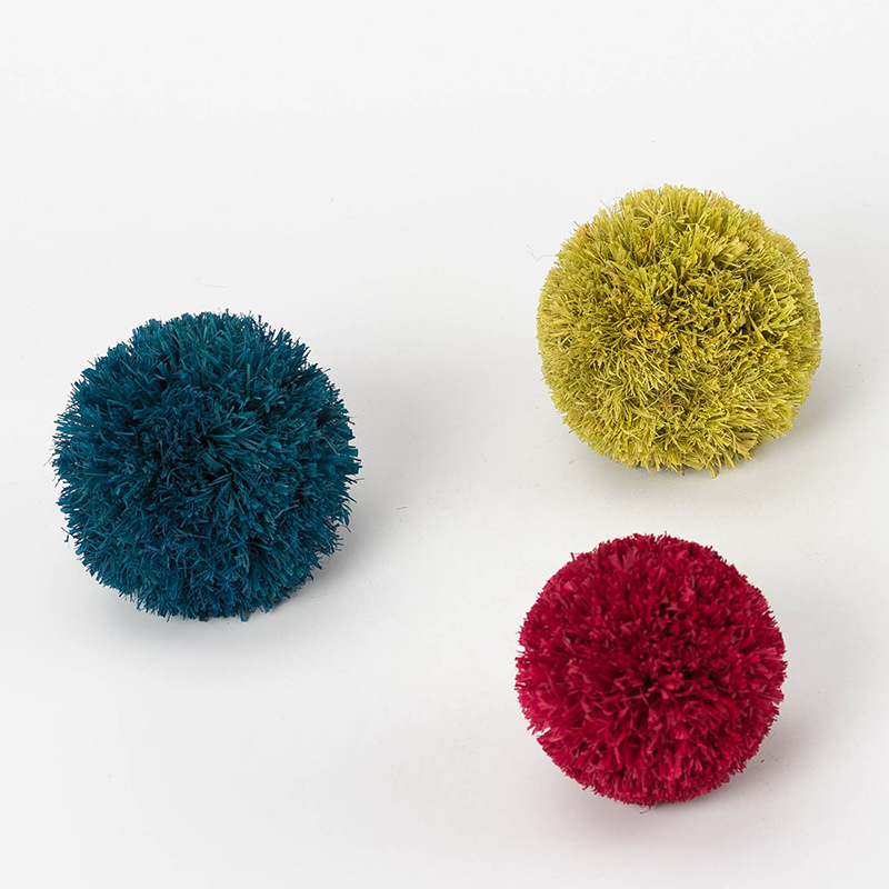 彩球箱包帽饰装饰用草编彩色球装饰球球支付方式买家服务型号颜色登录