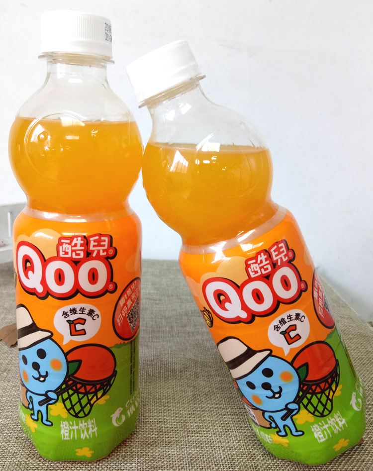 批发酷儿橙汁饮料450ml*12瓶整箱 企业福利学校发放