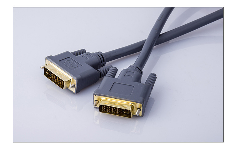 晶华dvi线24 1高清视频连接线数字信号传输1.5米线材厂家批发