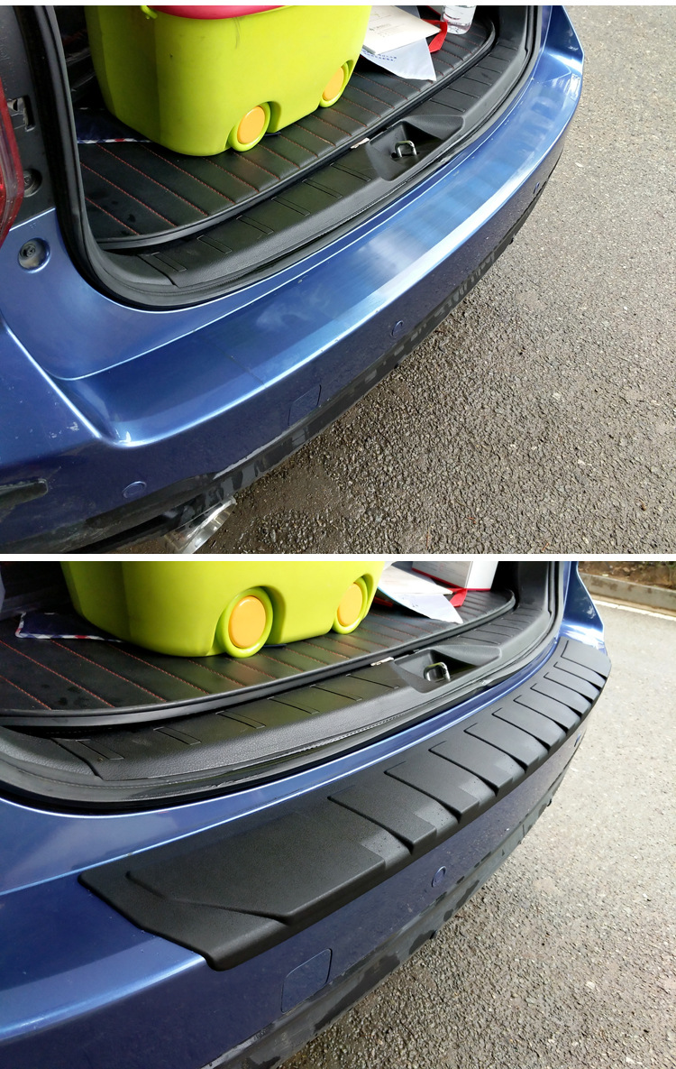 适用于斯巴鲁森林人傲虎xv原厂款树脂后护板外杠行李踏板后备箱