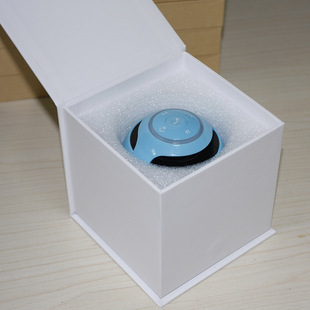便携迷你蓝牙音箱包装盒数码3c小音响空盒纸盒礼盒白盒加印定制s