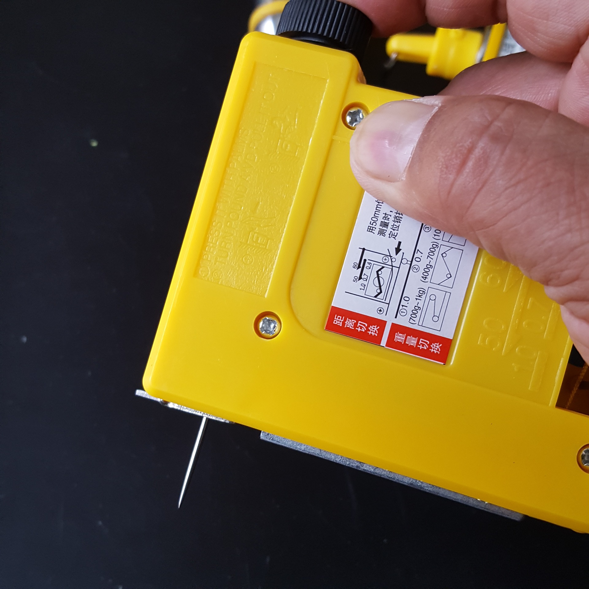 多功能磁力线坠 批发5米6米磁性吊线锤建筑工地吊线坠盒装