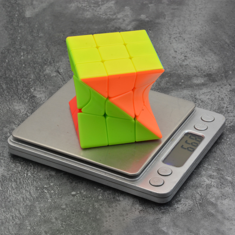 【乐方扭曲三阶魔方】异型彩色扭曲斜转学生儿童益智减压早教玩具