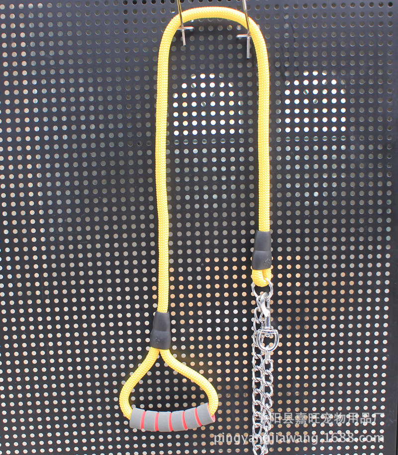 现货批发防咬绳 亮色15mm宠物牵引带遛狗绳尼龙狗链子