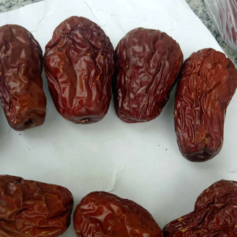 特级新疆和田枣干皮皮枣 休闲零食枣干散装 新疆红枣特级皮皮枣
