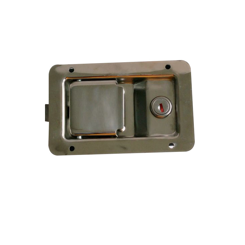 不锈钢工具箱锁内外开锁具扣手型门锁方锁盒锁逃生锁拖车门锁叉车