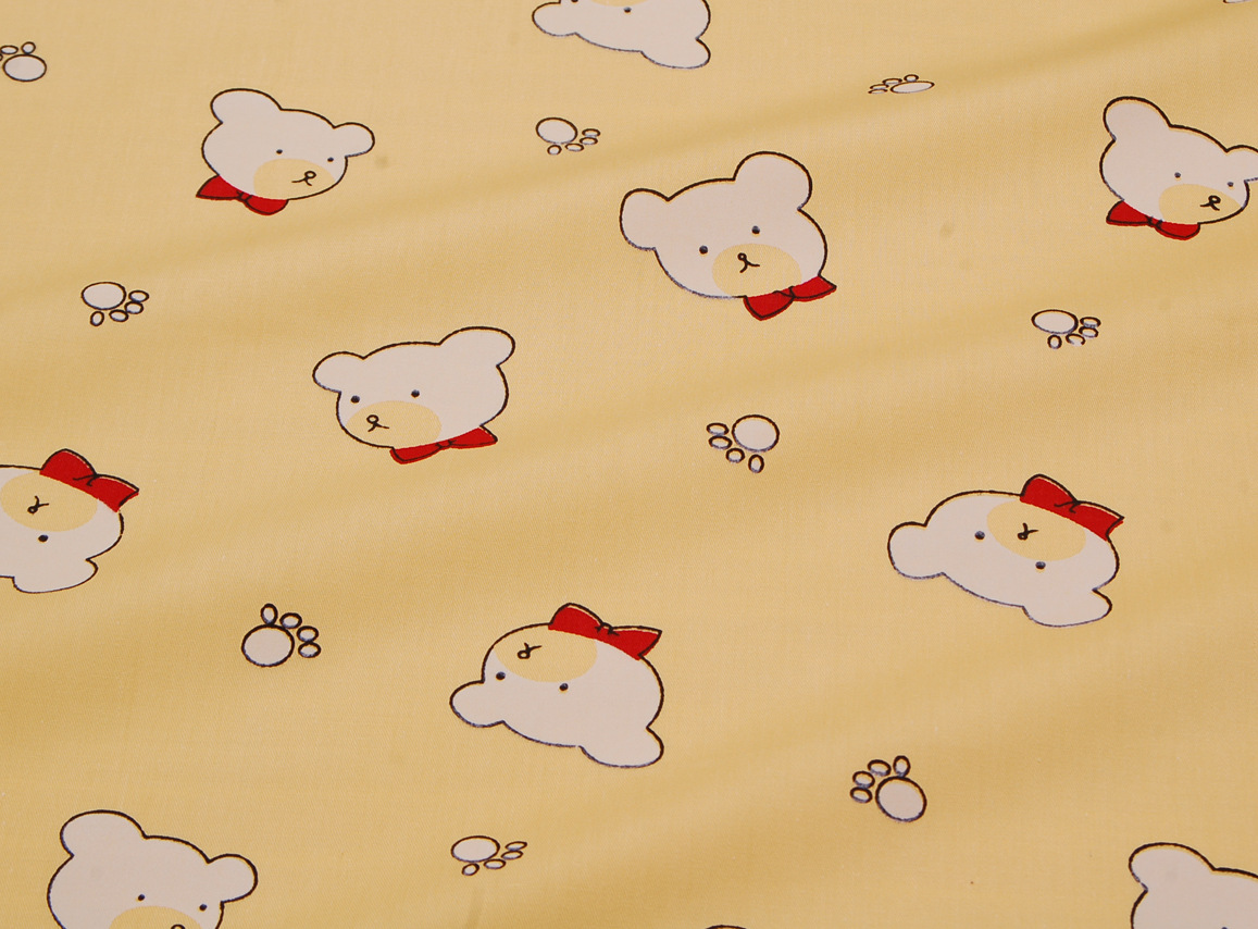 批发供应 卡通儿童床上用品布料 卡通纯棉斜纹面料全棉布料