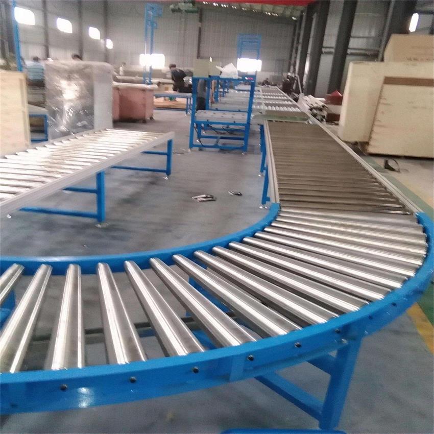 自动化流水线pvc皮带流水线动力滚筒式输送线