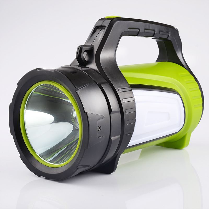 Customized High-Power LED Searchlight Factory with Sidelight Outdoor Warning Searchlight Rechargeable Searchlight