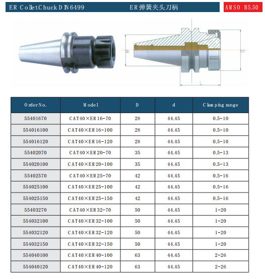76"er20刀柄70l 4 5 6 3.15直