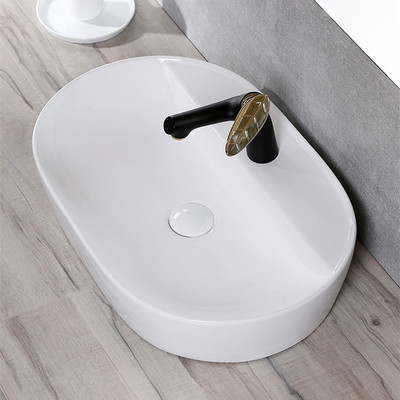 卫浴厂家洗手盆台上盆大椭圆卫生间洗脸盆艺术盆简约洗面盆洗漱池