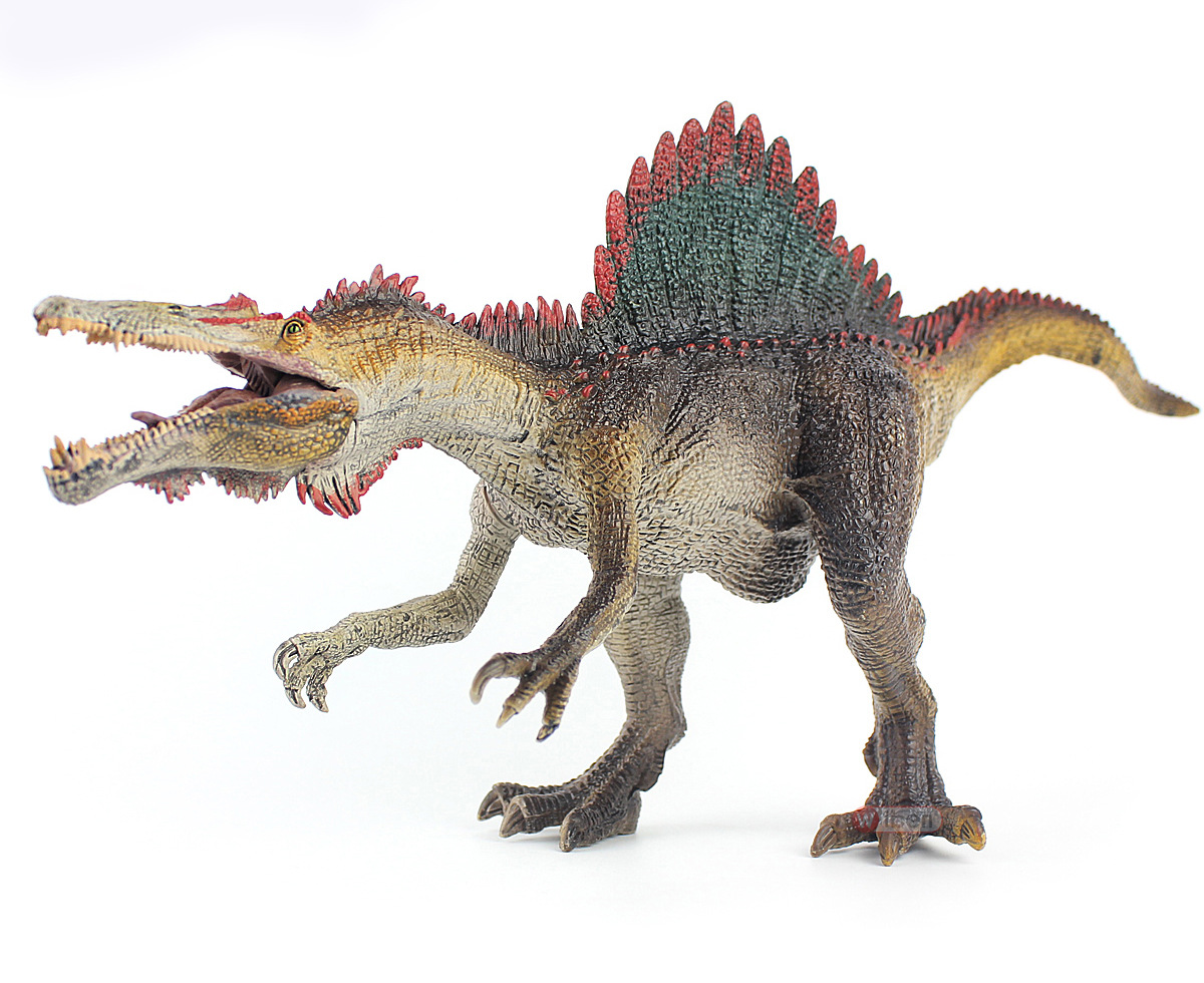 跨境侏罗纪摩纳哥棘背龙模型玩具棘龙塑胶仿真恐龙模型男孩玩具