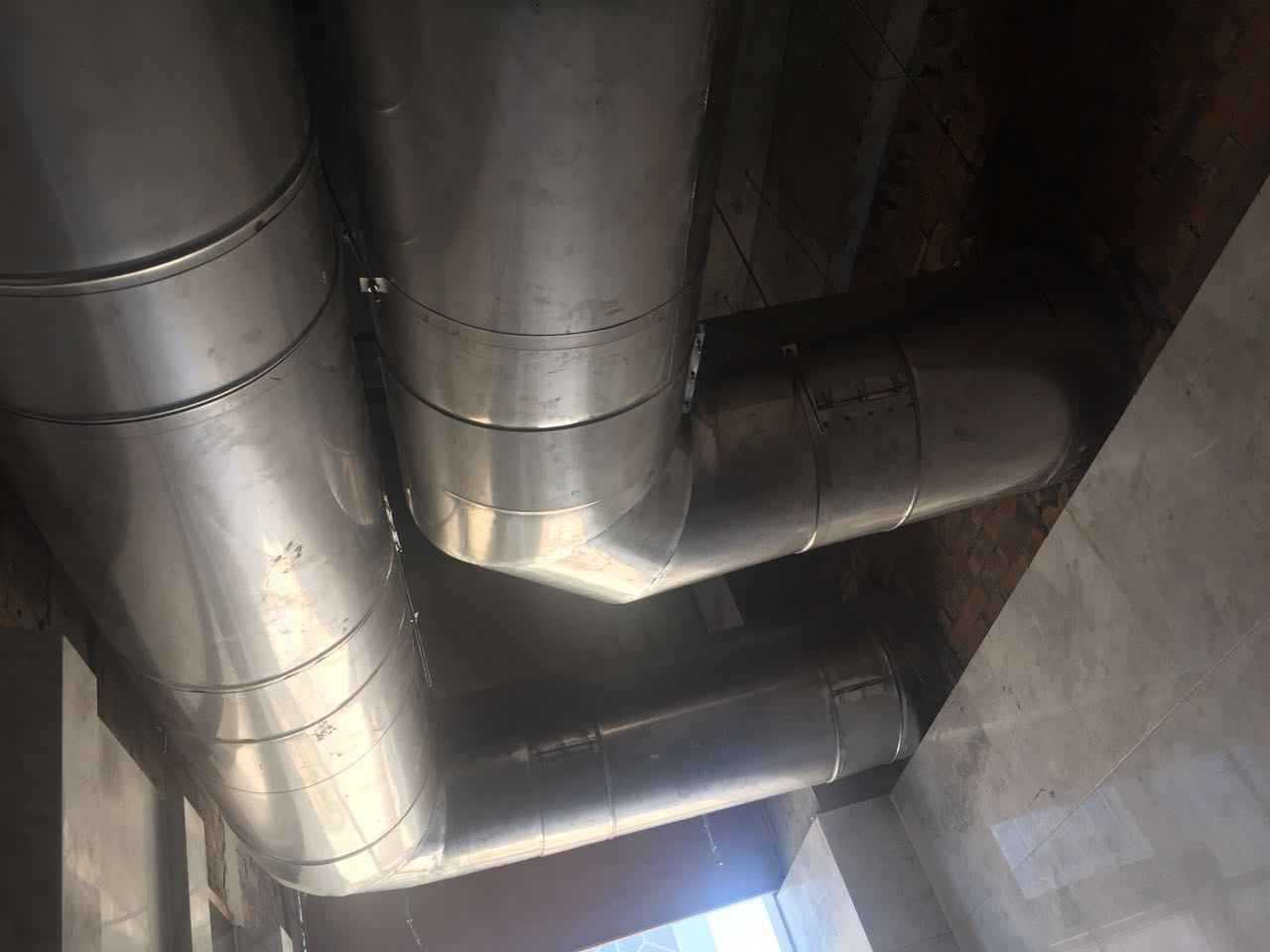 厂家不锈钢双层保温烟囱价格 福建浙江广东厨房烟囱安装批发