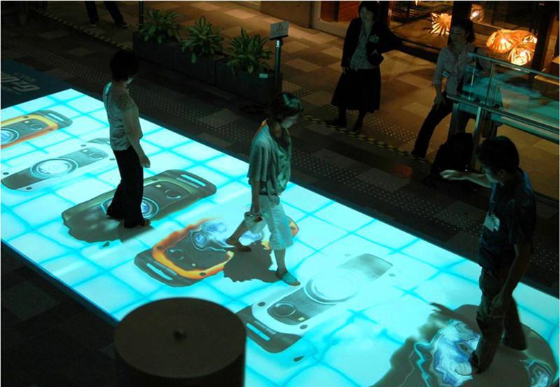地面互动投影投趣味互动游戏软件墙面互动投影互动游戏厂家