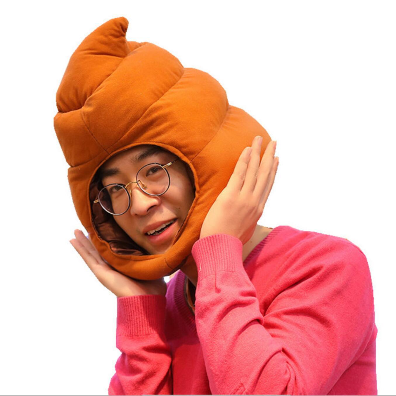 日系卡通搞怪少女卖萌大便便帽子头套软妹ins网红自拍道具潮