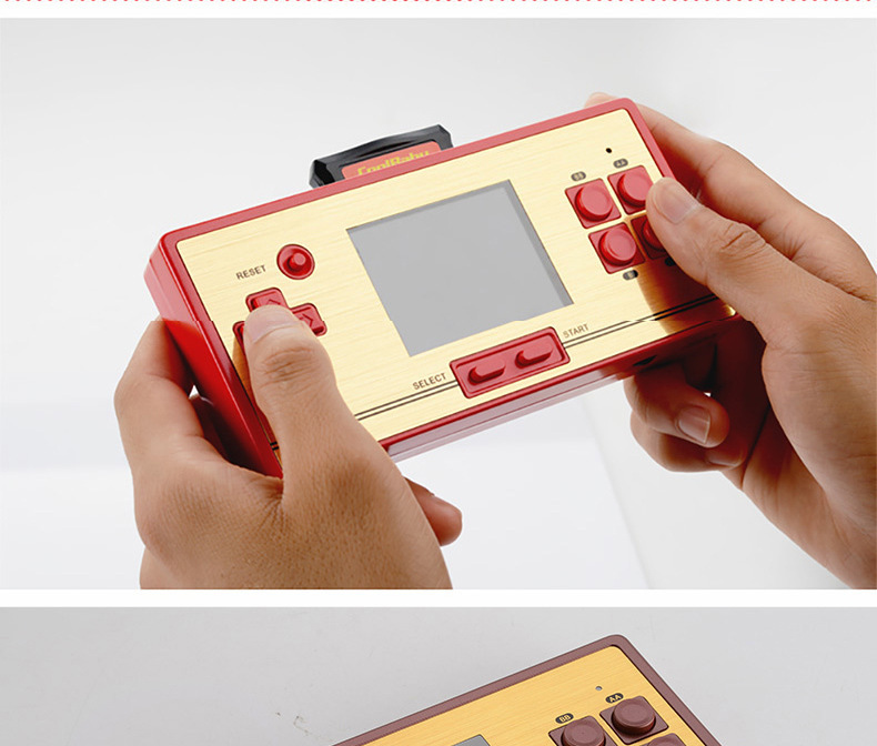fc游戏机 经典怀旧红白机掌上游戏机 600款不重复游戏掌机_平平电子