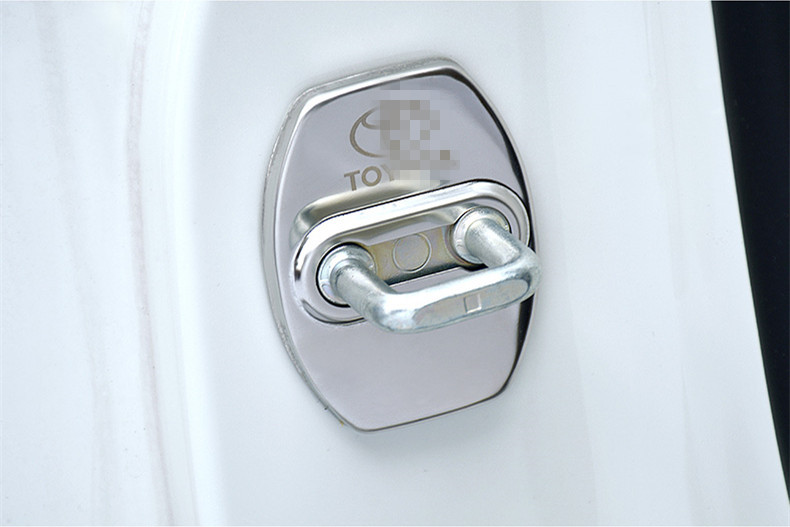 适用于丰田兰德酷路泽普拉多霸道门锁扣保护盖汽车内饰车门锁扣