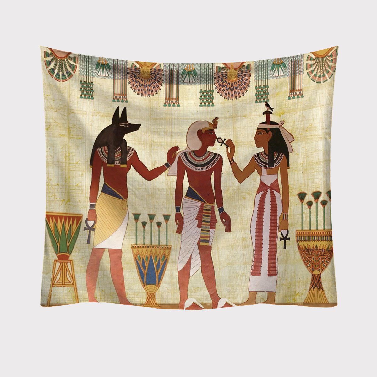 跨境直供古埃及系列家居背景墙装饰布挂布宿舍轻改造背景布挂毯