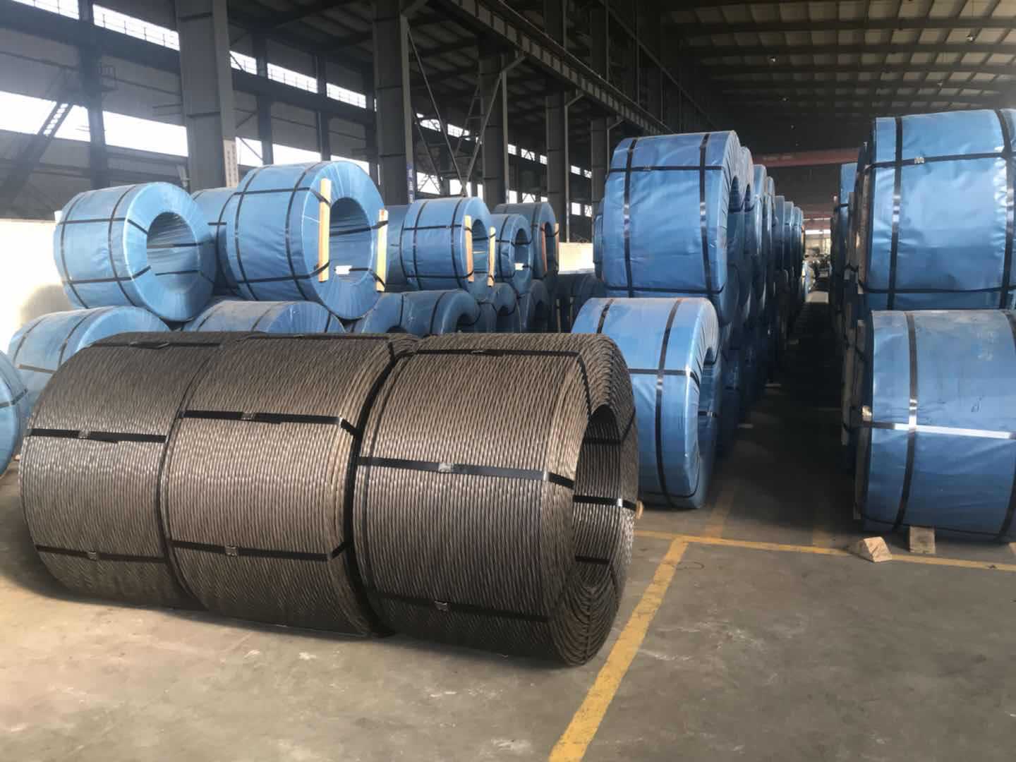 预应力混凝土用钢绞线 1*7-15.2 1860mpa桥梁建筑用 厂家